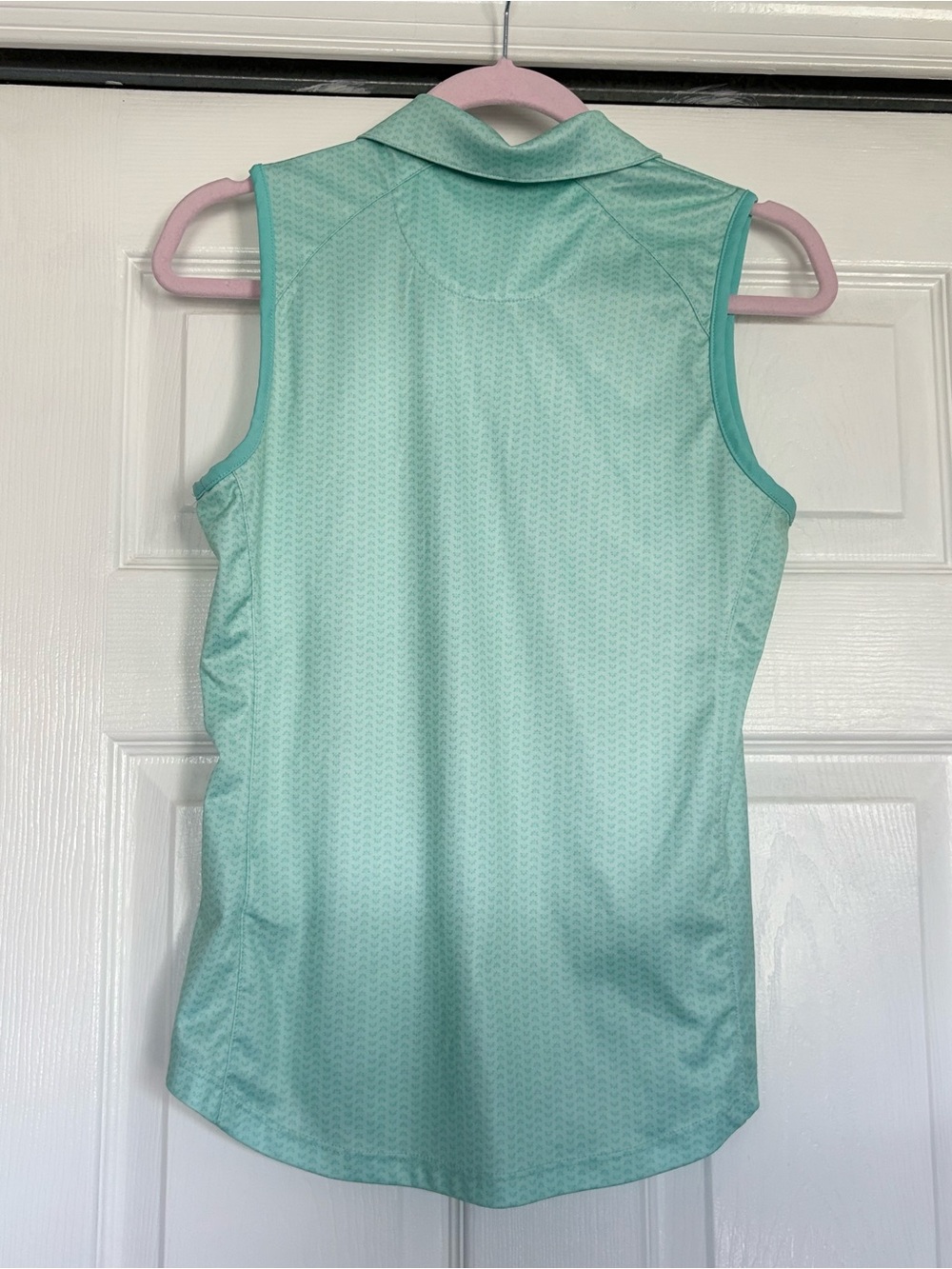 Greg Norman Mint Sleeveless Polo Tank Top - Picture 5 of 7